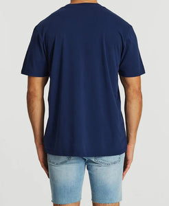 LEE DENIM WORN NAVY TEE